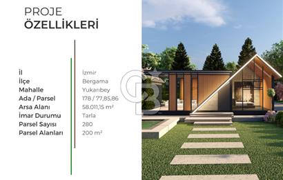 İzmir Bergama Kozak Yaylası'nda 200 m² BahçeTiny House-Karavan