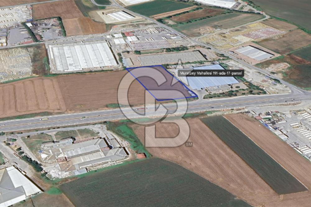 Çatalca Gümrük Yoluna Cephe 7.273 m² Kiralık Arsa Lojistik/Depo