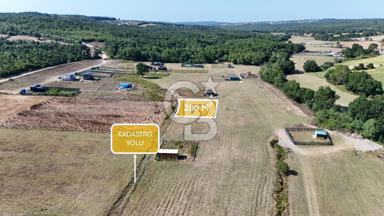 Çatalca başakköy'de uygun fiyata 280 M2 çaplı arsa