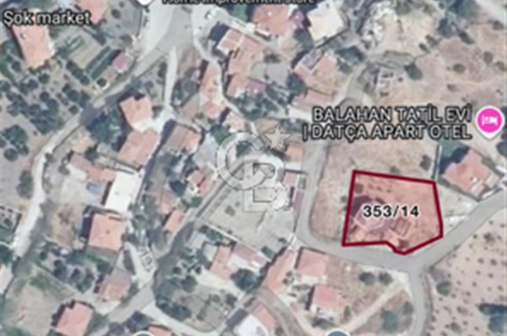 Datça Kızlan'da deniz manzaralı 952 m2 arsa içinde Satılık müstakil ev