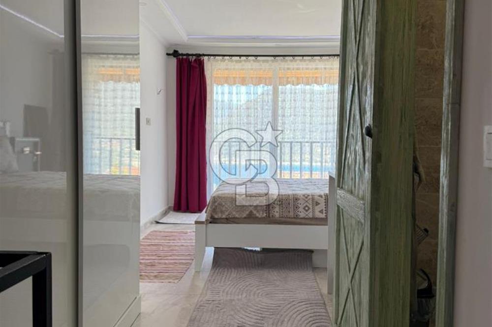 CB Giz'den Kalkan Kalamar'da 1+1 deniz manzaralı daire