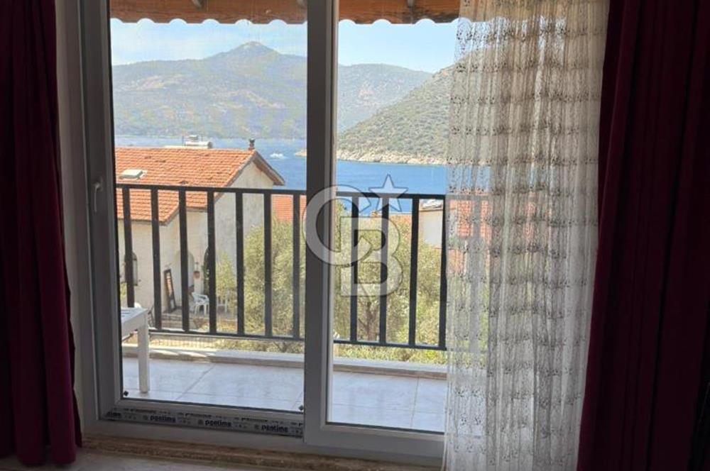 CB Giz'den Kalkan Kalamar'da 1+1 deniz manzaralı daire