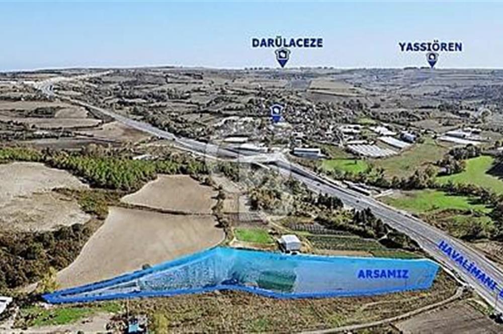 ÇATALCA KIZILCAALİDE 11.201 m² HAVALİMANI YOLU CEPHELİ ARSA