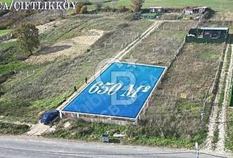 ÇATALCA ÇİFTLİKKÖY SATILIK 650m² ARSA