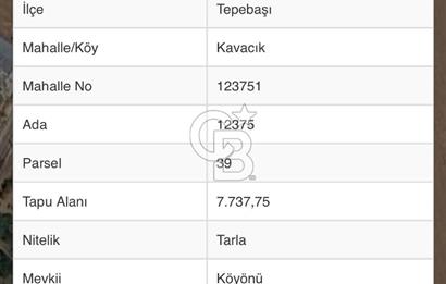 CB UNIQUE'TEN ESKİŞEHİR'İN GELİŞEN BÖLGESİ KAVACIK'TA DEĞERLİ ARSA