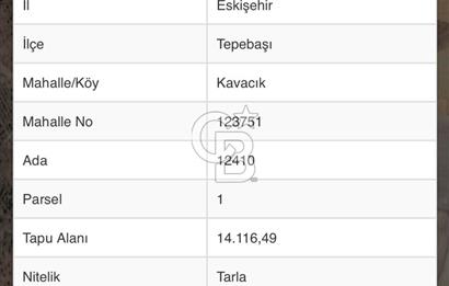  CB UNIQUE'TEN ESKİŞEHİR'İN GELİŞEN BÖLGESİ KAVACIK'TA TARLA