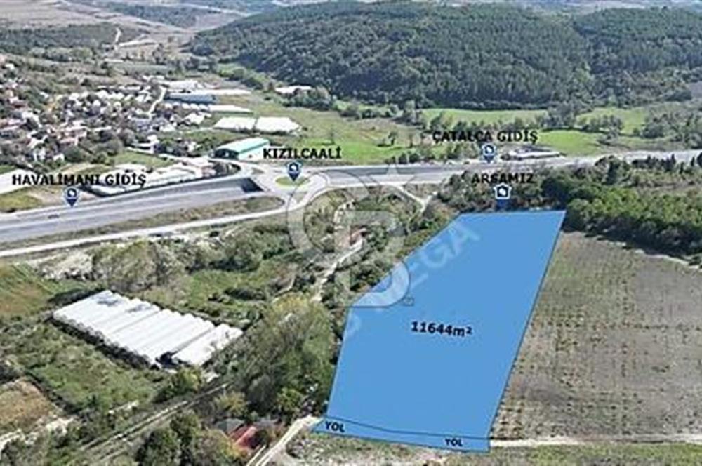 ÇATALCA KIZILCAALİ MERKEZİ KONUMDA SATILIK 11644m² ARSA