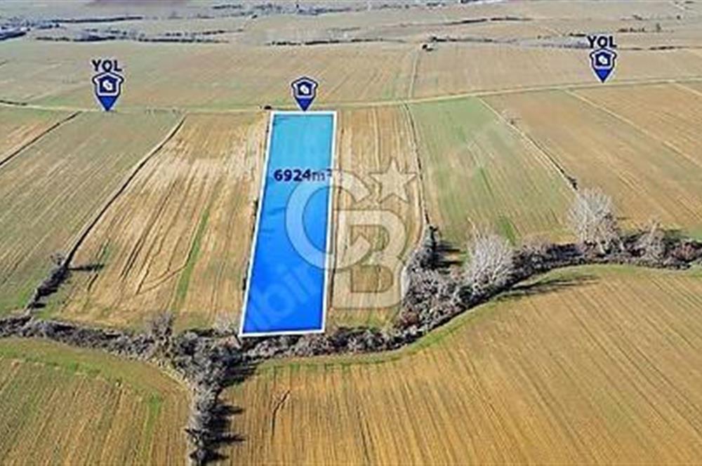 EDİRNE KEŞAN BAHÇEKÖY'DE SATILIK 6924 M² TARLA