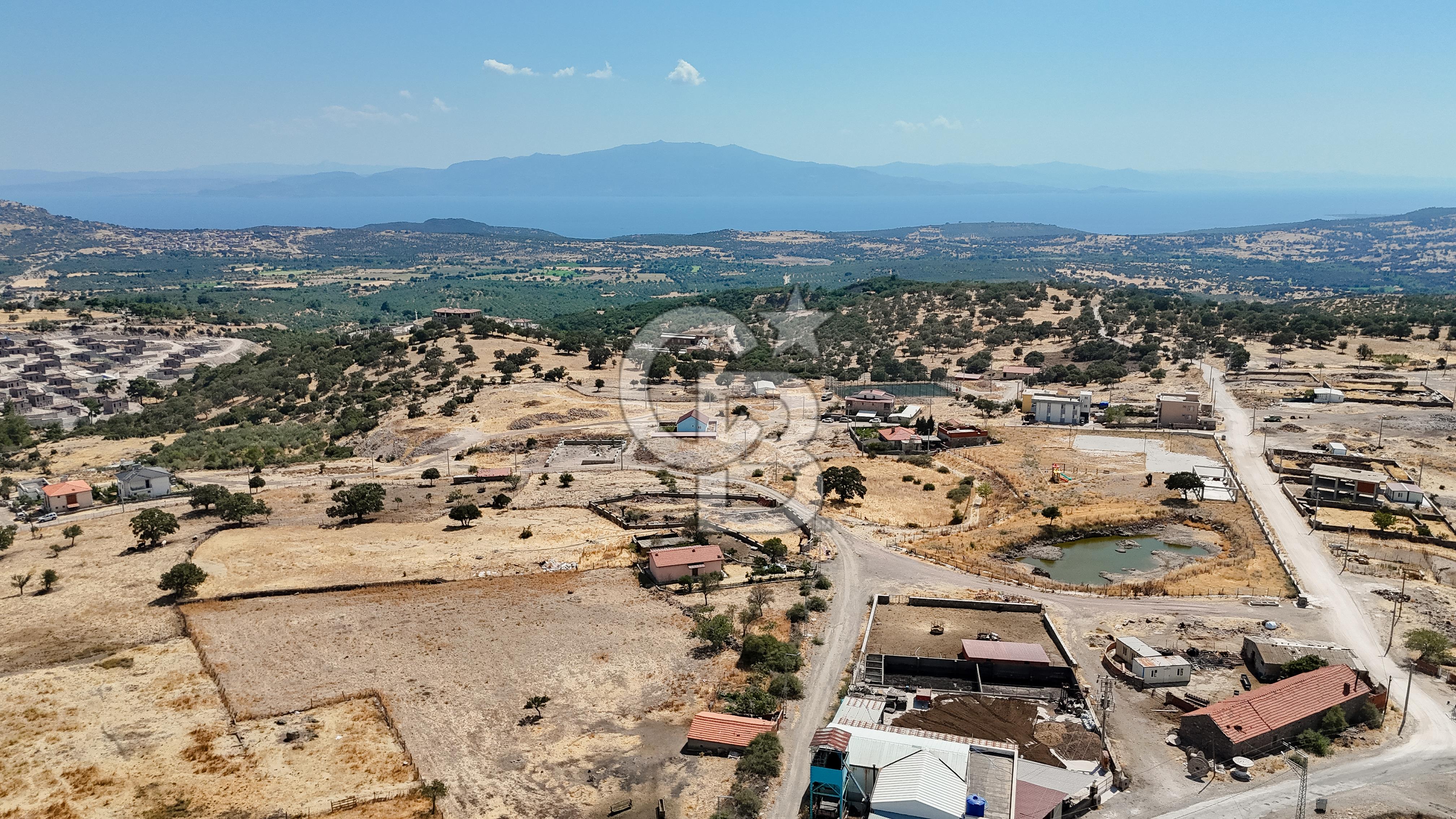 ÇANAKKALE AYVACIK PAŞAKÖY MİDİLLİ MANZARALI İMARLI SATILIK ARSA