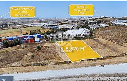 ARNAVUTKÖY ÖMERLİDE 5.570 M² TİCARİ İMARLI KİRALIK ARSA