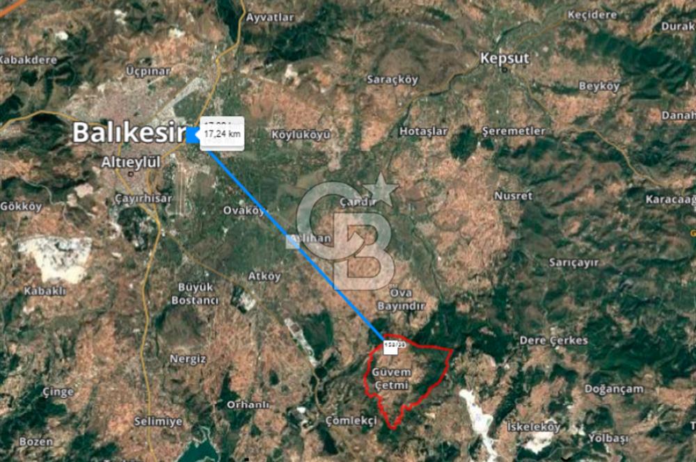 BALIKESİR BİGADİÇTE ÜNİVERSİTE DİBİ 17.990 M2 SATILIK TARLA