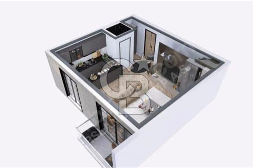 SIFIR SATILIK 2+1 LOFT DAİRE
