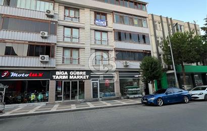 Biga İnönü caddesi 5 + 1 apartman dubleks kiralık