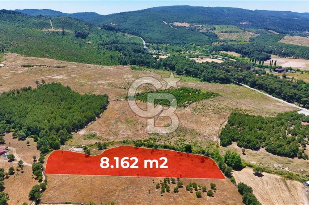 ÇANAKKALE AYVACIK ASSOS SAZLIDA İMARLI 8.162 M² SATILIK ARSA