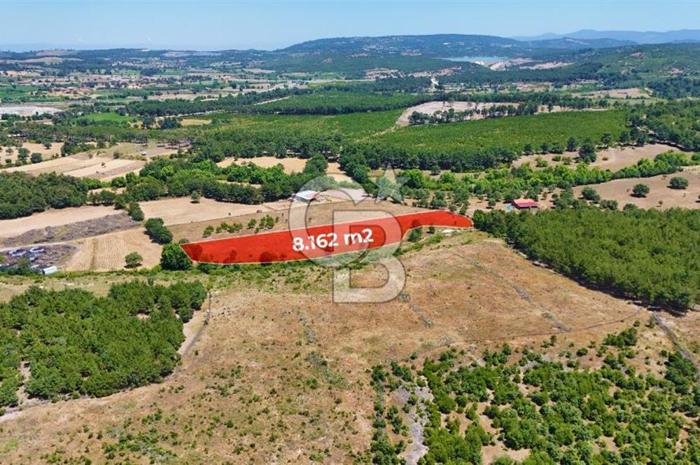 ÇANAKKALE AYVACIK ASSOS SAZLIDA İMARLI 8.162 M² SATILIK ARSA