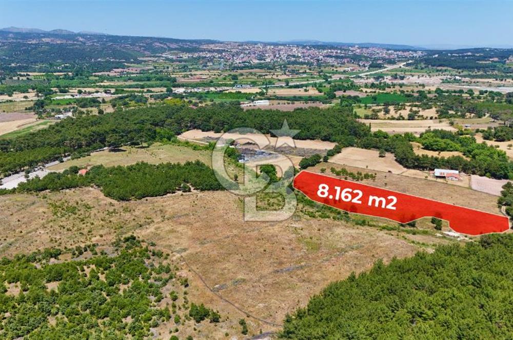 ÇANAKKALE AYVACIK ASSOS SAZLIDA İMARLI 8.162 M² SATILIK ARSA