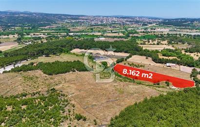 ÇANAKKALE AYVACIK ASSOS SAZLIDA İMARLI 8.162 M² SATILIK ARSA