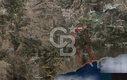 ÇANAKKALE AYVACIK ASSOS SAZLIDA İMARLI 8.162 M² SATILIK ARSA