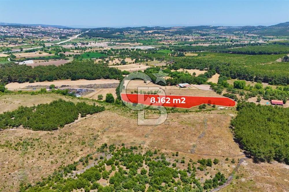 ÇANAKKALE AYVACIK ASSOS SAZLIDA İMARLI 8.162 M² SATILIK ARSA