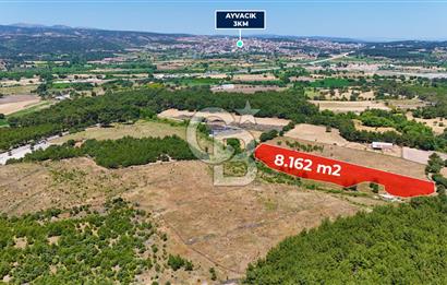 ÇANAKKALE AYVACIK ASSOS SAZLIDA İMARLI 8.162 M² SATILIK ARSA