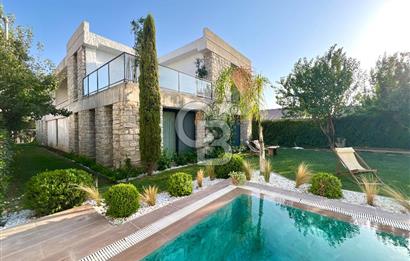 URLA KUŞÇULAR SATILIK 5+2 ÖZEL TASARIM HAVUZLU MÜSTAKİL VİLLA