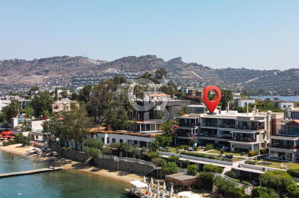 Yalıkavak Tilkicik'te Denize Sıfır Yalı Dairesi