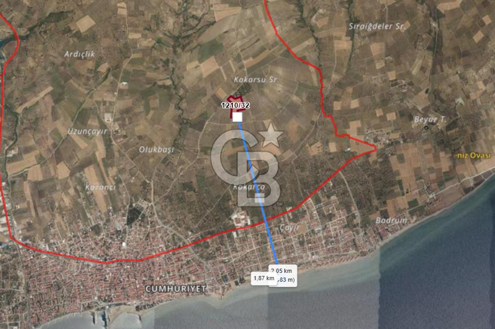 Tekirdağ Şarköy Camikebir Mahallesinde Yola Cepheli Yatırımlık Arsa