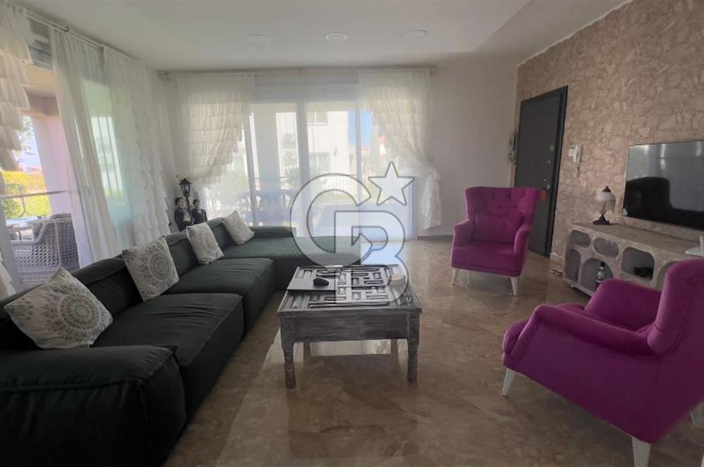 GİRNE ALSANCAK’TA BAHÇELİ DAİRE