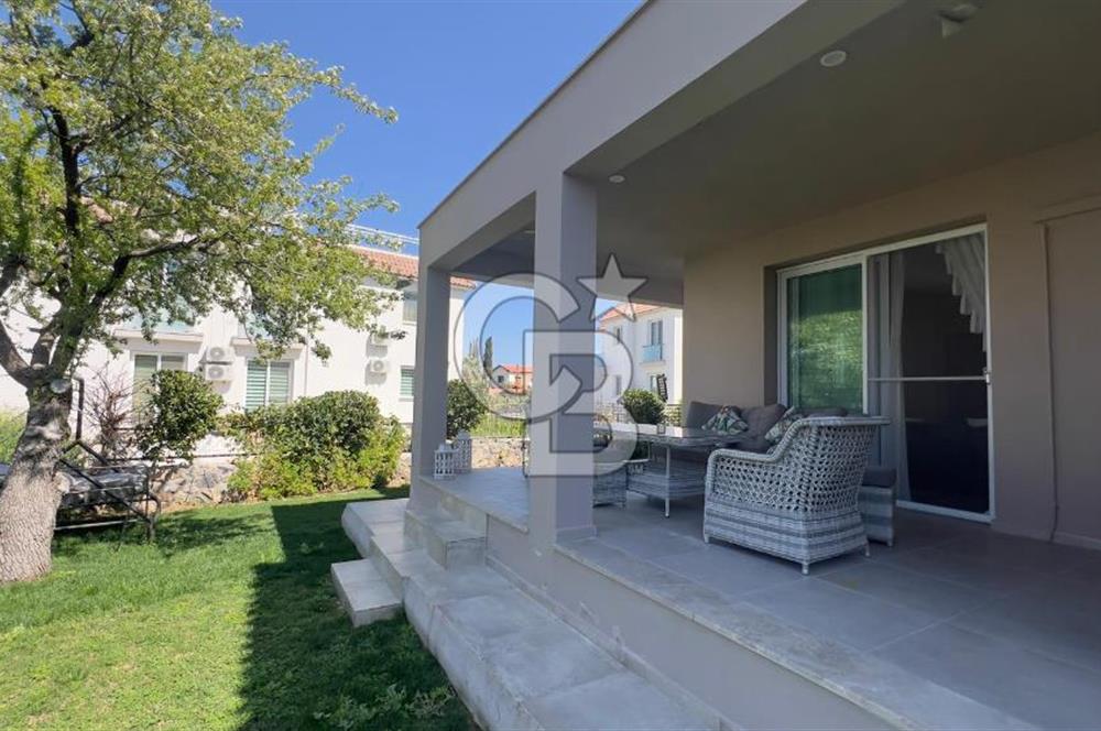 GİRNE ALSANCAK’TA BAHÇELİ DAİRE