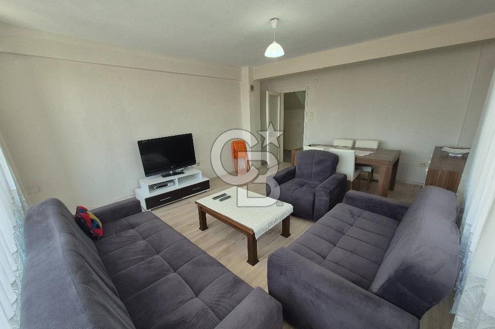 BAYRAKLI GÜMÜŞPALA'DA DENİZ MANZARALI EŞYALI 3+1 KİRALIK DAİRE