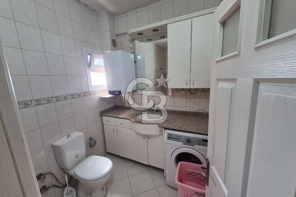 BAYRAKLI GÜMÜŞPALA'DA DENİZ MANZARALI EŞYALI 3+1 KİRALIK DAİRE