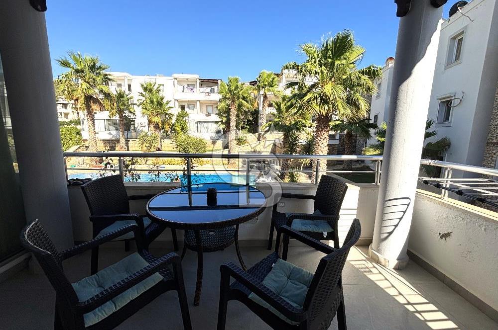 BODRUM ÇIRKAN MAHALLESİ, HAVUZLU SİTEDE, EŞYALI, KİRALIK DAİRE