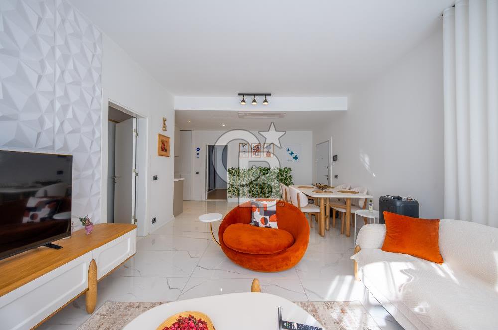 ÇEŞME AYASARANDA SATILIK DENİZ MANZARALI EŞYALI 2+1 REZİDANS