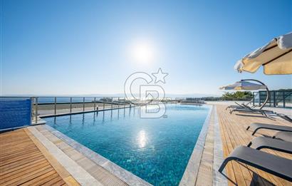ÇEŞME AYASARANDA SATILIK DENİZ MANZARALI EŞYALI 2+1 REZİDANS