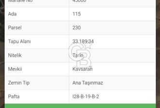 TÜRKOBASI MAH'DE UYGUN FİYAT SATILIK YATIRIMLIK FIRSAT TARLA
