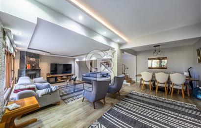 Kahramandere’de 300 m² Net Kullanımlı, Şömineli 5+1 Lüks Villa – Özel Kış Bahçeli