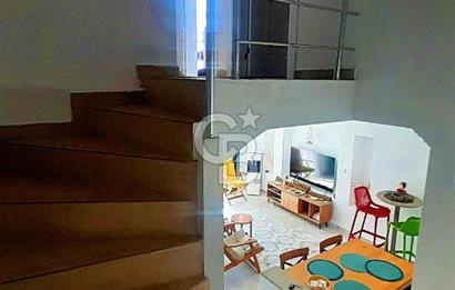 BODRUM MİLAS'TA ÖZEL PLAJLI YENİLENMİŞ TREPLEKS VİLLA