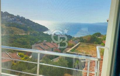 BODRUM MİLAS'TA ÖZEL PLAJLI YENİLENMİŞ TREPLEKS VİLLA
