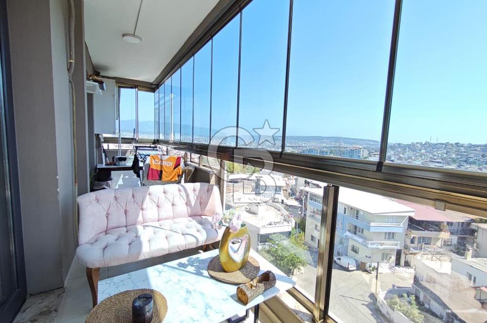 Karabağlar Günaltay Mahallesinde Lux 2+1 Şehir Manzaralı Ferah Daire