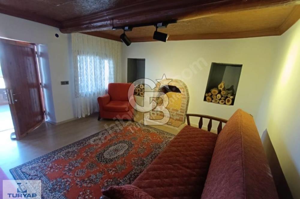 MANİSA PELİTALAN KÖYÜNDE EŞYALI SATILIK DUBLEKS TAŞ EV