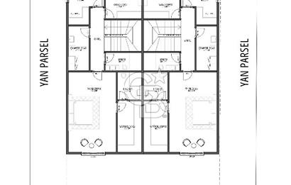 Denizli Başkarcı'da 252 m² Arsa Paylı 304 m² Butik İkiz Villa