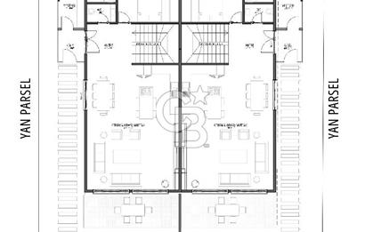 Denizli Başkarcı'da 252 m² Arsa Paylı 304 m² Butik İkiz Villa