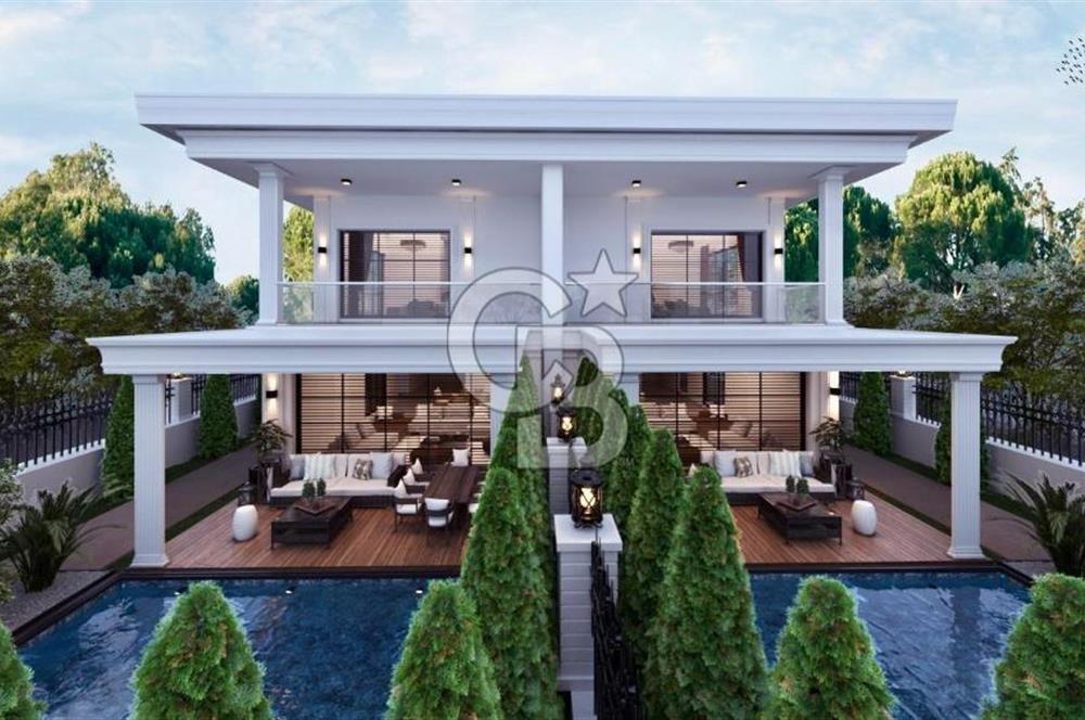 Denizli Başkarcı'da 252 m² Arsa Paylı 304 m² Butik İkiz Villa