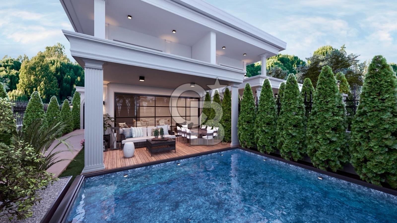 Denizli Başkarcı'da 252 m² Arsa Paylı 304 m² Butik İkiz Villa