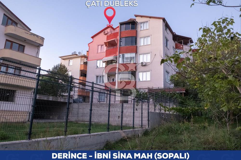 ! ACİL SATILIK ! DERİNCE İBNİ SİNA'DA (SOPALI) GENİŞ 4+1 ÇATI DUBLEKS
