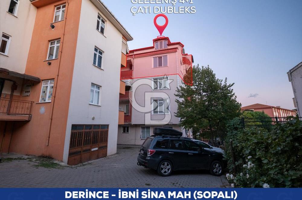 ! ACİL SATILIK ! DERİNCE İBNİ SİNA'DA (SOPALI) GENİŞ 4+1 ÇATI DUBLEKS