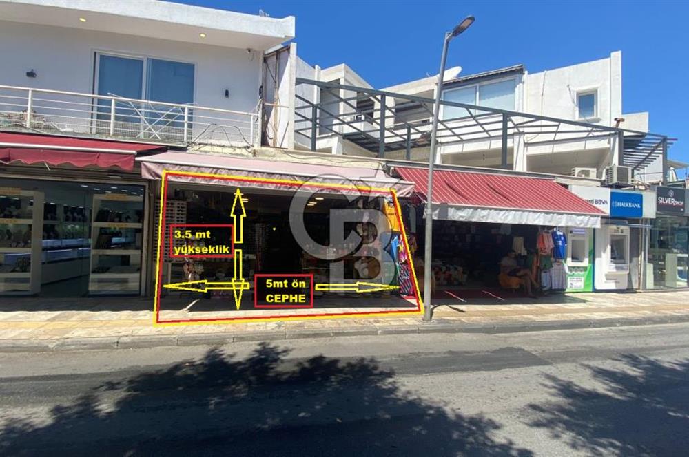 Gümbet Ayaz Caddesi Satılık Ticari Dükkan & Magaza