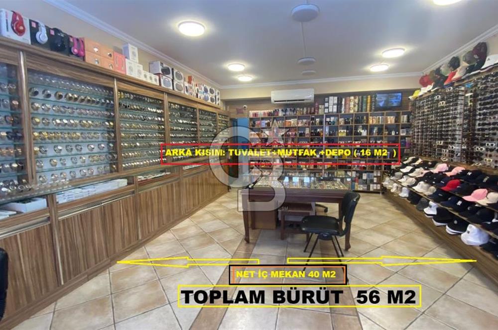 Gümbet Ayaz Caddesi Satılık Ticari Dükkan & Magaza