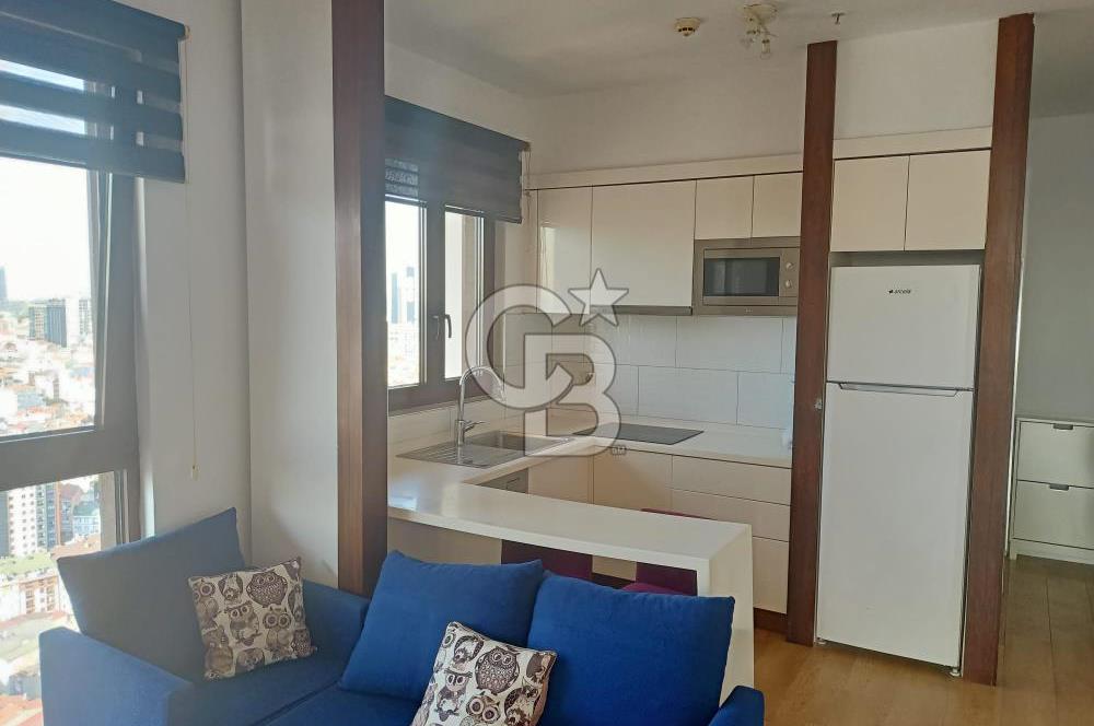 İstanbul'un Merkezinde Kiralık 1+1 Eşyalı Rezidans Daire
