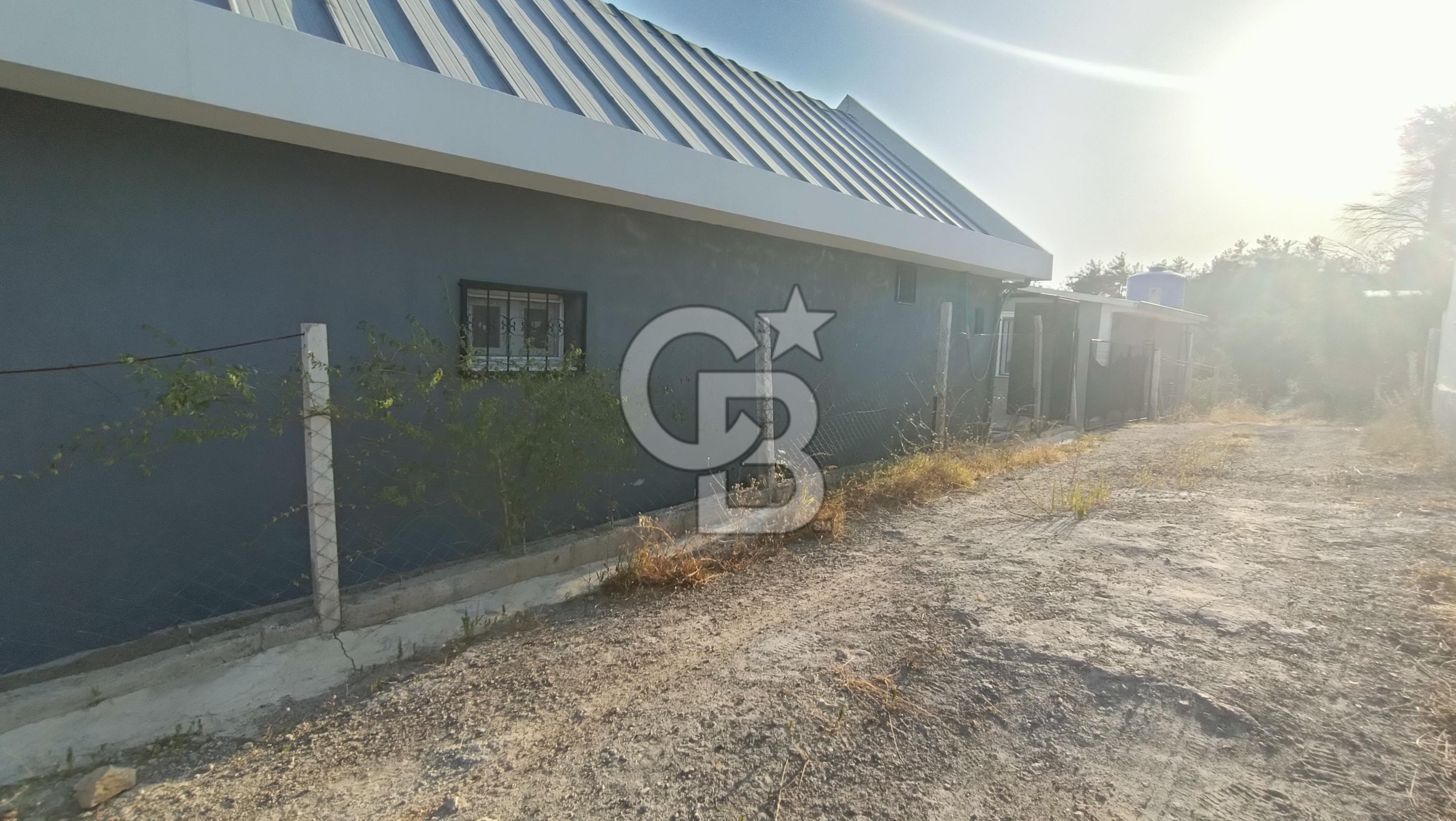 İzmir Bornova Yakaköy Satılık 2+1 Verandalı ev ve Tarla 